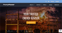 Desktop Screenshot of prioritypower.net